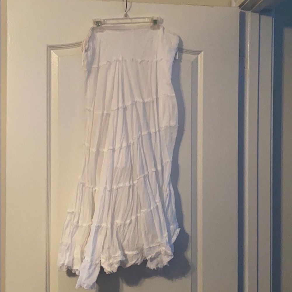 White skirt